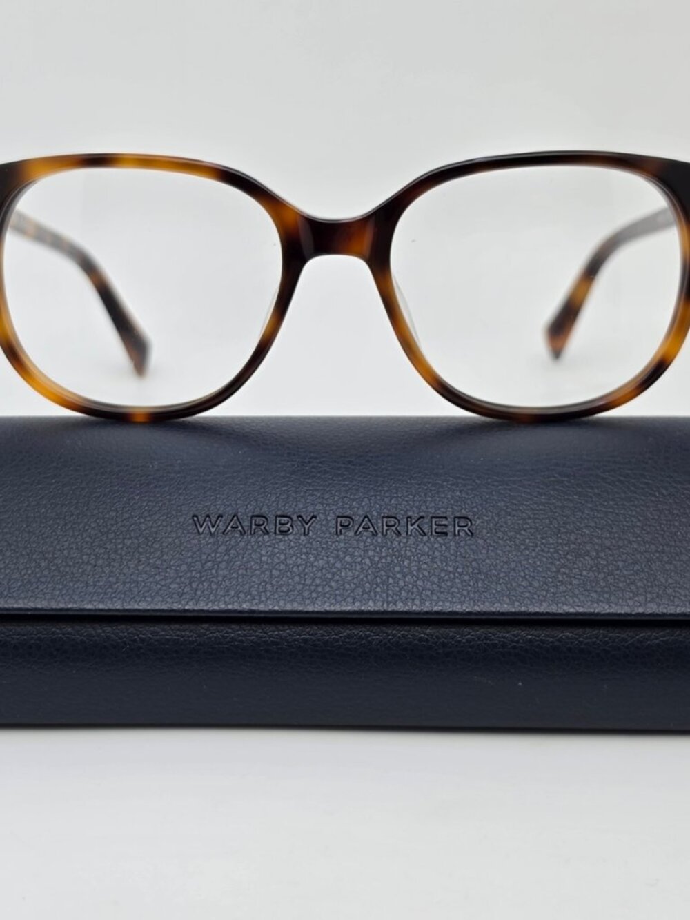 Warby Parker Laurel 225 Brown Tortoise Havana Eyeglasses Frame w/ Case 52-17-140